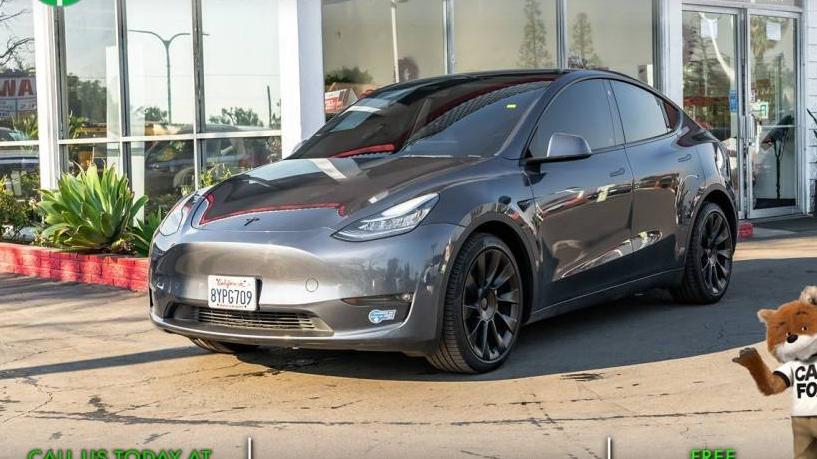 TESLA MODEL Y 2021 5YJYGDEEXMF287512 image